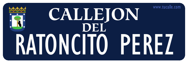 cartel_de_callejon-del-Ratoncito Perez_en_madrid_antiguo